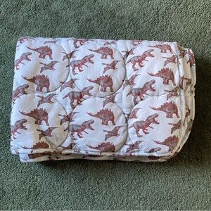 Kate Quinn toddler dinosaur bamboo quilt